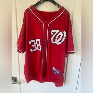 WASHINGTON NATIONALS MAJESTIC MORSE #38 Baseball Shirt in size 48